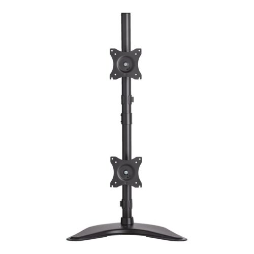 EATON TRIPPLITE Dual Vertical Flat-Screen Desk Stand/Clamp Mount 15inch to 27inch Flat-Screen Displays