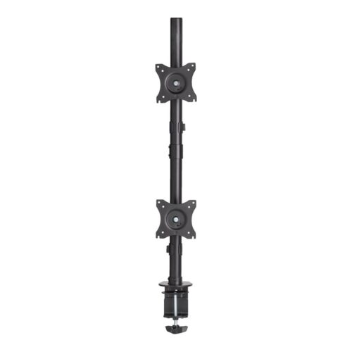 EATON TRIPPLITE Dual Vertical Flat-Screen Desk Stand/Clamp Mount 15inch to 27inch Flat-Screen Displays