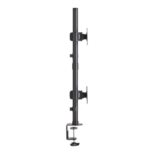 EATON TRIPPLITE Dual Vertical Flat-Screen Desk Stand/Clamp Mount 15inch to 27inch Flat-Screen Displays