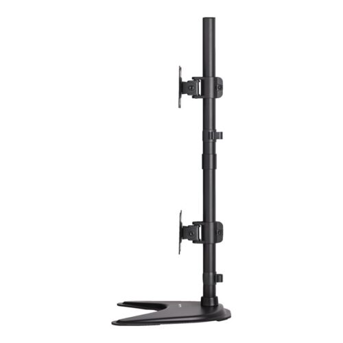 EATON TRIPPLITE Dual Vertical Flat-Screen Desk Stand/Clamp Mount 15inch to 27inch Flat-Screen Displays