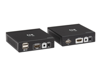 EATON TRIPPLITE HDMI HDBaseT KVM Console Extender over Cat6 2 USB Ports IR 4K 30Hz 130ft. 1080p 230ft.
