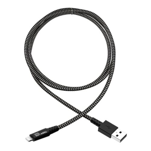 EATON TRIPPLITE Heavy-Duty USB-A to Lightning Sync/Charge Cable MFi Certified – M/M USB 2.0 3ft. 0.91m