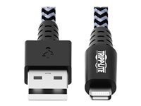 EATON TRIPPLITE Heavy-Duty USB-A to Lightning Sync/Charge Cable MFi Certified – M/M USB 2.0 3ft. 0.91m