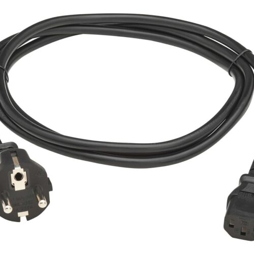 EATON TRIPPLITE PDU Power Cord C13 to Schuko CEE 7/7 – 10A 250V H05VV-F 2M Black