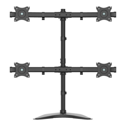 EATON TRIPPLITE Quad-Display Desktop Monitor Stand for 13inch to 27inch Flat-Screen Displays