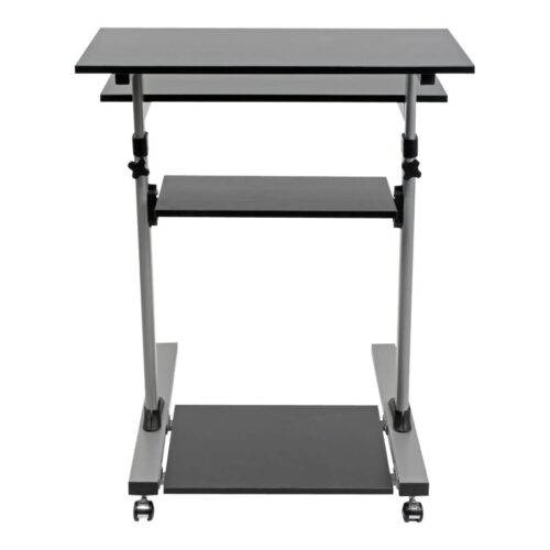 EATON TRIPPLITE Rolling Desk TV/Monitor Cart – Height Adjustable