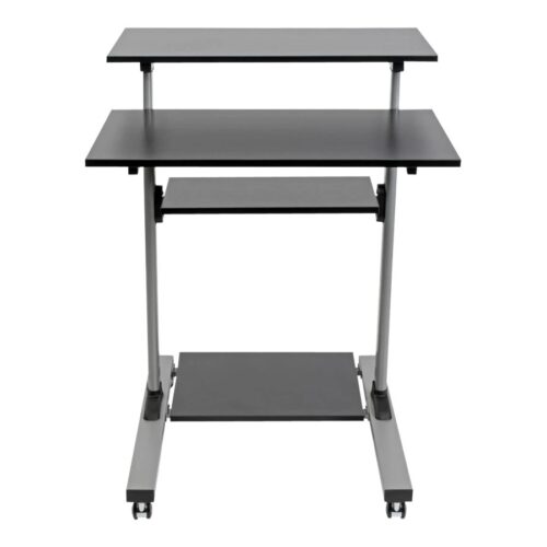 EATON TRIPPLITE Rolling Desk TV/Monitor Cart – Height Adjustable