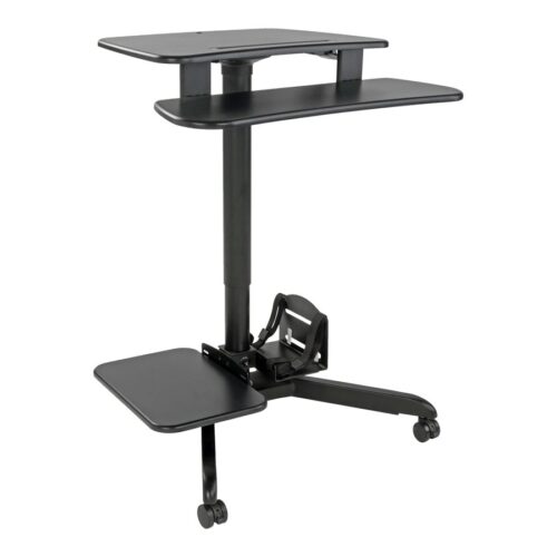 EATON TRIPPLITE Rolling Desk TV/Monitor Cart – Height Adjustable