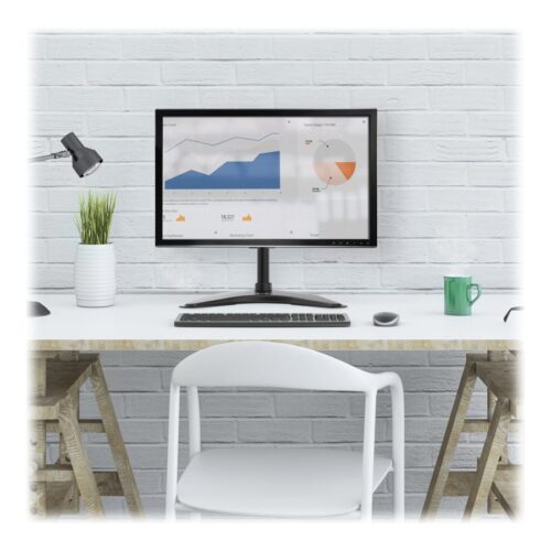 EATON TRIPPLITE Single-Display Desktop Monitor Stand for 13inch to 27inch Flat-Screen Displays
