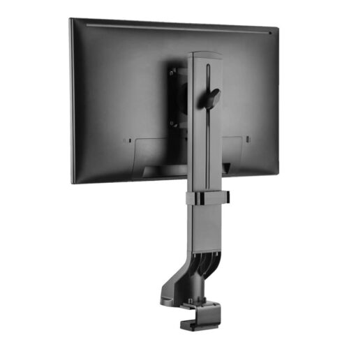 EATON TRIPPLITE Single-Display Monitor Arm with Desk Clamp and Grommet – Height Adjustable 17p to 32p Monitors