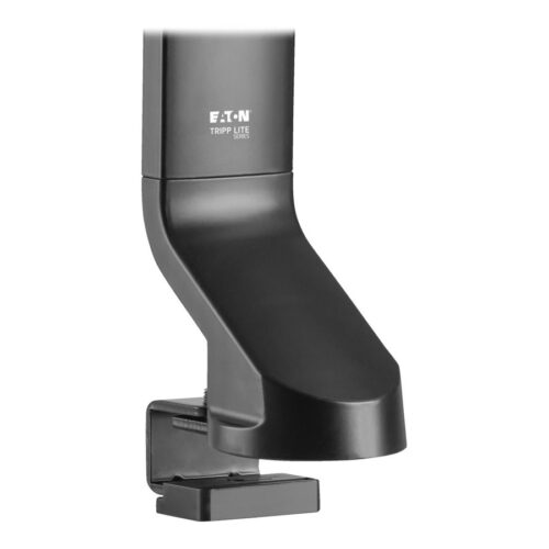 EATON TRIPPLITE Single-Display Monitor Arm with Desk Clamp and Grommet – Height Adjustable 17p to 32p Monitors