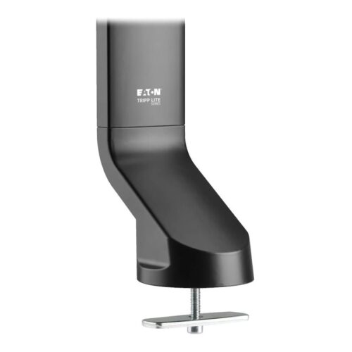 EATON TRIPPLITE Single-Display Monitor Arm with Desk Clamp and Grommet – Height Adjustable 17p to 32p Monitors