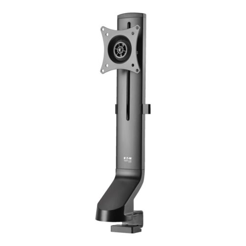 EATON TRIPPLITE Single-Display Monitor Arm with Desk Clamp and Grommet – Height Adjustable 17p to 32p Monitors