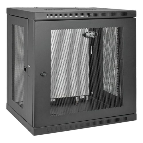 EATON TRIPPLITE SmartRack 12U Low-Profile Switch-Depth Wall-Mount Small Rack Enclosure