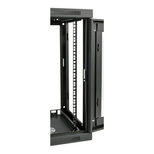 EATON TRIPPLITE SmartRack 12U Low-Profile Switch-Depth Wall-Mount Small Rack Enclosure Clear Acrylic Window