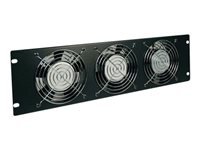 EATON TRIPPLITE SmartRack 3U Fan Panel – 3 208-240V high-performance fans 315 CFM C14 inlet