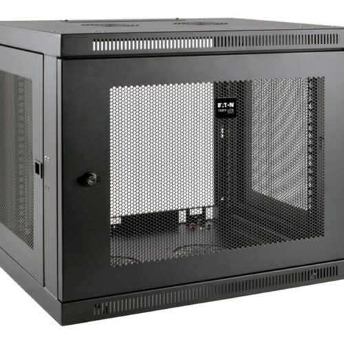 EATON TRIPPLITE SmartRack 9U Low-Profile Switch-Depth-Plus Wall-Mount Mini Rack Enclosure
