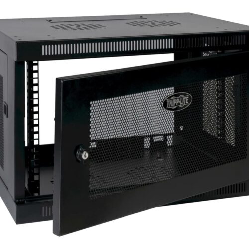 EATON TRIPPLITE SmartRack 9U Low-Profile Switch-Depth Wall-Mount Mini Rack Enclosure