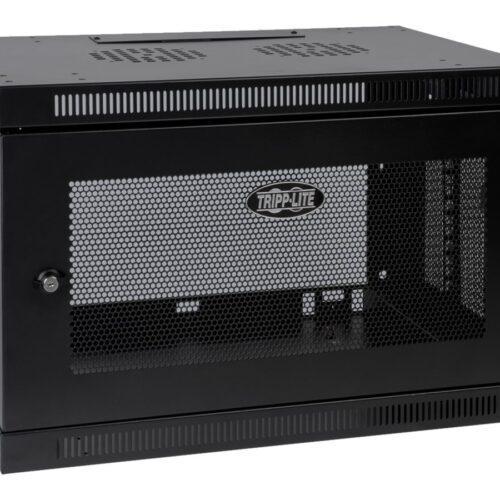 EATON TRIPPLITE SmartRack 9U Low-Profile Switch-Depth Wall-Mount Mini Rack Enclosure