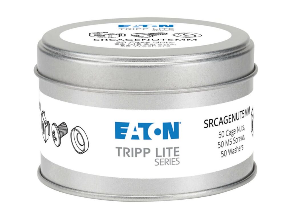EATON TRIPPLITE SmartRack Square Hole Hardware Kit with 50 M5 screws and washers
