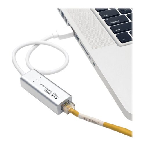 EATON TRIPPLITE USB 3.0 SuperSpeed to Gigabit Ethernet NIC Network Adapter 10/100/1000 Plug and Play Aluminum