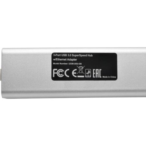 EATON TRIPPLITE USB 3.0 SuperSpeed to Gigabit Ethernet NIC Network Adapter with 3 Port USB 3.0 Hub