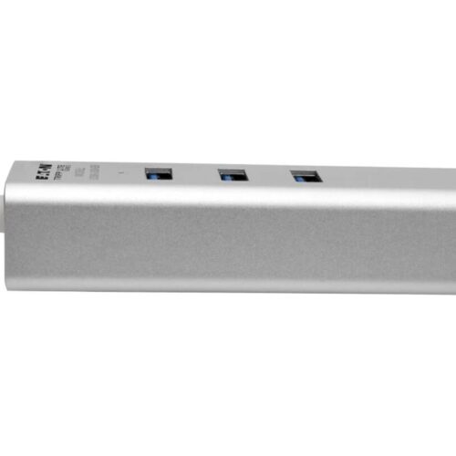 EATON TRIPPLITE USB 3.0 SuperSpeed to Gigabit Ethernet NIC Network Adapter with 3 Port USB 3.0 Hub