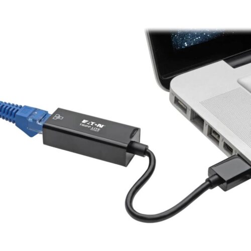 EATON TRIPPLITE USB 3.0 to Gigabit Ethernet NIC Network Adapter 10/100/1000Mbps Black