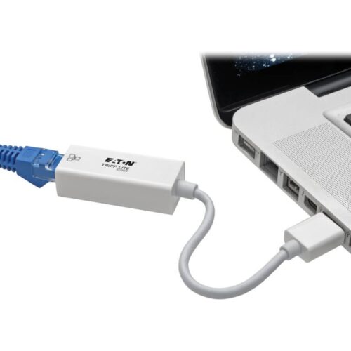 EATON TRIPPLITE USB 3.0 to Gigabit Ethernet NIC Network Adapter 10/100/1000Mbps White