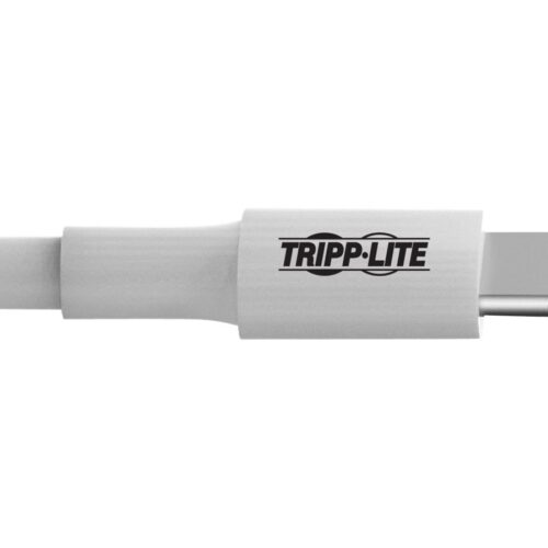 EATON TRIPPLITE USB-A to Lightning Sync/Charge Cable MFi Certified – White M/M USB 2.0 3ft. 0.91m