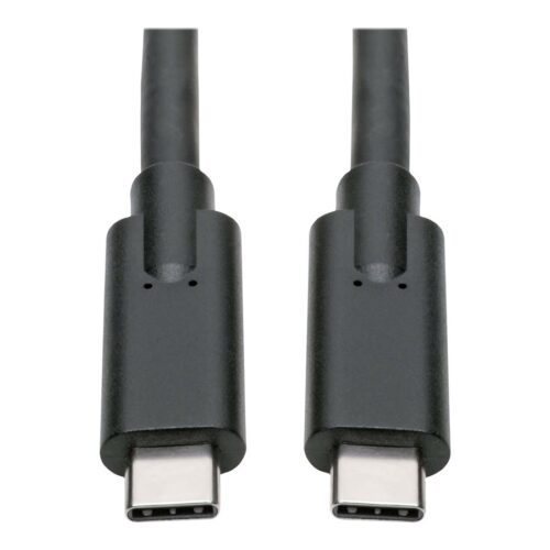 EATON TRIPPLITE USB-C Cable M/M – USB 3.1 Gen 1 5Gbps 5A Rating Thunderbolt 3 Compatible 6ft. 1.83m