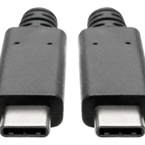 EATON TRIPPLITE USB-C Cable M/M – USB 3.1 Gen 2 10Gbps 5A Rating Thunderbolt 3 Compatible 3ft. 0.91m