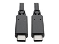 EATON TRIPPLITE USB-C Cable M/M – USB 3.1 Gen 2 10Gbps 5A Rating Thunderbolt 3 Compatible 3ft. 0.91m