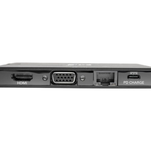 EATON TRIPPLITE USB-C Dock 4K HDMI VGA USB 3.2 Gen 1 USB-A/C Hub GbEemory Card 100W PD Charging