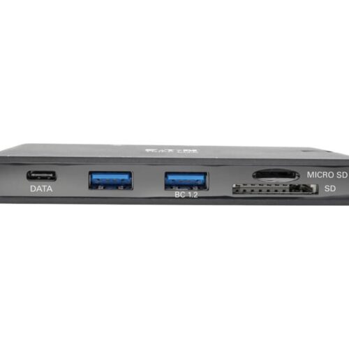 EATON TRIPPLITE USB-C Dock 4K HDMI VGA USB 3.2 Gen 1 USB-A/C Hub GbEemory Card 100W PD Charging