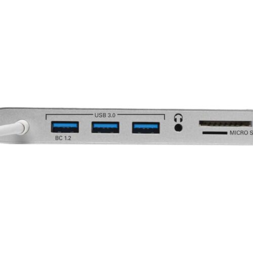 EATON TRIPPLITE USB-C Dock Dual Display 4K HDMI/mDP VGA USB 3.2 Gen 1 USB-A/C Hub GbE Memory Card 100W PD Charging