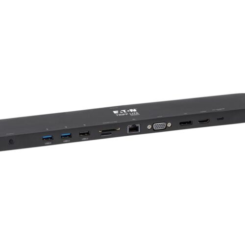 EATON TRIPPLITE USB-C Dock Triple Display 4K HDMI & DP VGA USB 3.2 Gen 1 USB-A/C Hub GbE 100W PD Charging