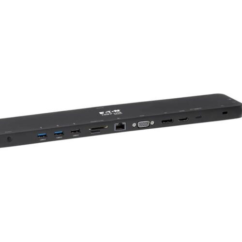 EATON TRIPPLITE USB-C Dock Triple Display 4K HDMI & DP VGA USB 3.2 Gen 1 USB-A/C Hub GbE 100W PD Charging