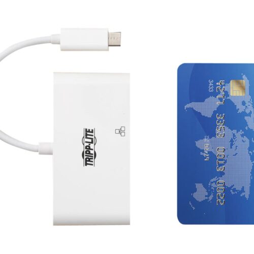 EATON TRIPPLITE USB-C Multiport Adapter – 4K HDMI USB-A Port GbE 60W PD Charging HDCP White