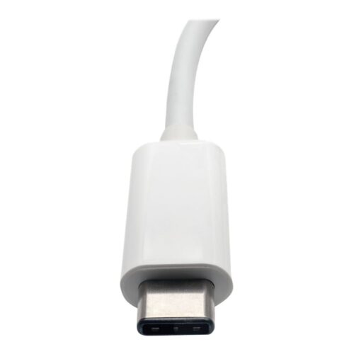 EATON TRIPPLITE USB-C Multiport Adapter – HDMI USB 3.0 Port GbE 60W PD Charging HDCP White