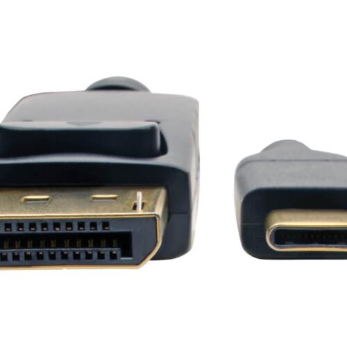 EATON TRIPPLITE USB-C to DisplayPort Active Adapter Cable M/M 4K 60 6ft. 1.8m