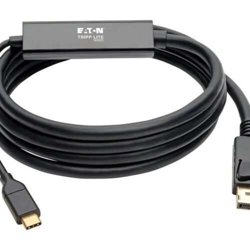 EATON TRIPPLITE USB-C to DisplayPort Active Adapter Cable M/M 4K 60 6ft. 1.8m