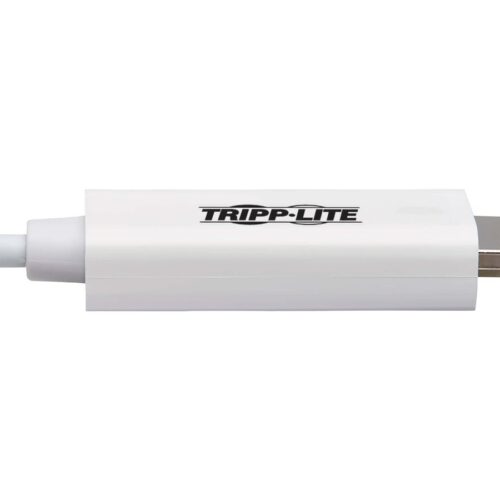 EATON TRIPPLITE USB-C to HDMI Adapter Cable M/M 4K 60 4:4:4 Thunderbolt 3 Compatible White 6ft. 1.8m