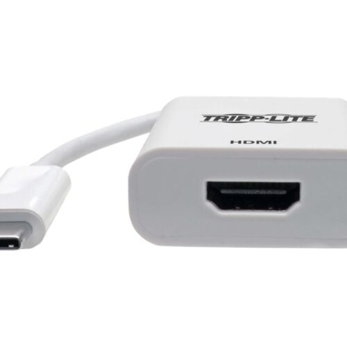 EATON TRIPPLITE USB-C to HDMI Adapter M/F – 4K 60Hz HDCP 2.2 White
