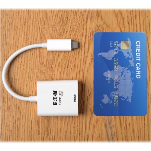 EATON TRIPPLITE USB-C to HDMI Adapter M/F – 4K 60Hz HDCP 2.2 White