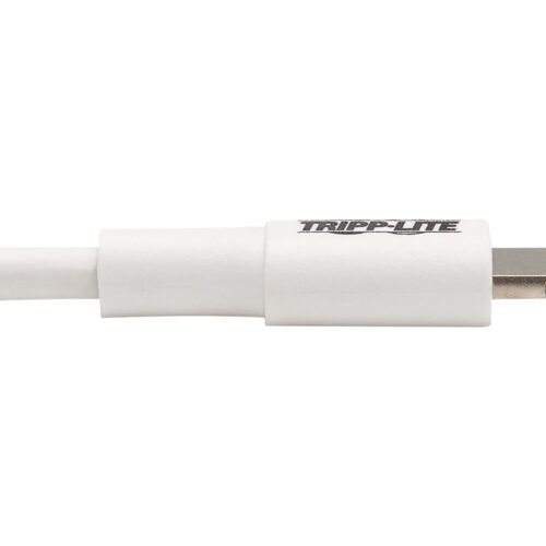 EATON TRIPPLITE USB-C to Lightning Sync/Charge Cable M/M MFi Certified White 3ft. 0.9m