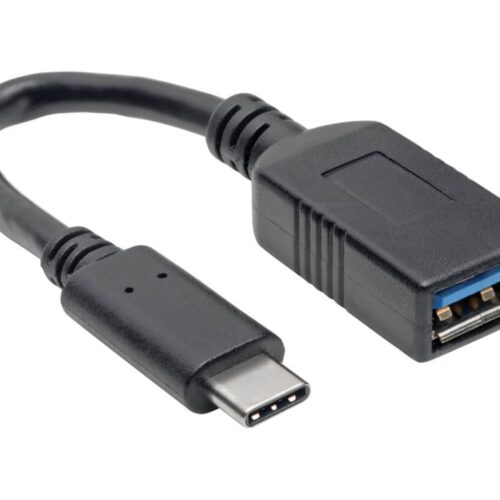 EATON TRIPPLITE USB-C to USB-A Adapter M/F USB 3.1 Gen 1 5 Gbps USB-IF Certified Thunderbolt 3 Compatible 6p 15.24cm