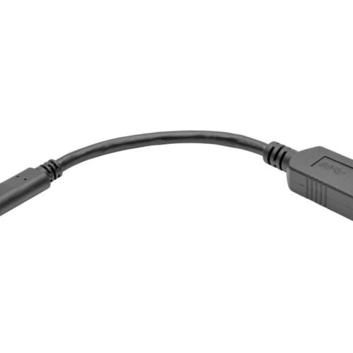 EATON TRIPPLITE USB-C to USB-A Adapter M/F USB 3.1 Gen 1 5Gbps Thunderbolt 3 Compatible 6-in. 15.24 cm