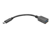 EATON TRIPPLITE USB-C to USB-A Adapter M/F USB 3.1 Gen 1 5Gbps Thunderbolt 3 Compatible 6-in. 15.24 cm