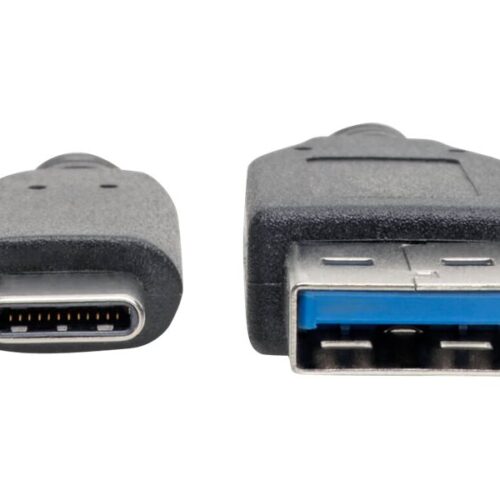 EATON TRIPPLITE USB-C to USB-A Cable M/M USB 3.1 Gen 1 5Gbps Thunderbolt 3 Compatible 6ft. 1.83m